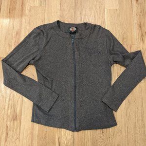 Woman's Harley Davidson zip up baby t